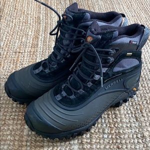 Men’s Merrell Snowmotion 8 Waterproof Black Boots